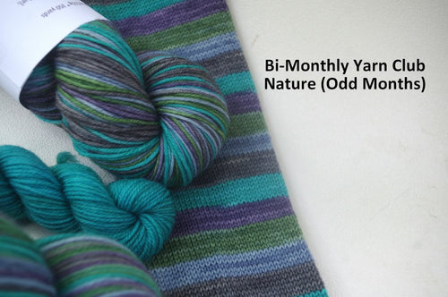 Subscription for Nature (Odd Months) Self Striping Sock Yarn Club