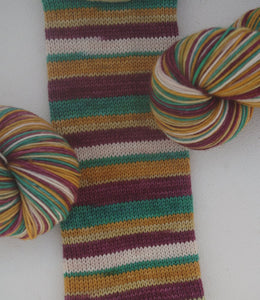 Mending Pile (non-repeatable) - Self Striping Sock Yarn