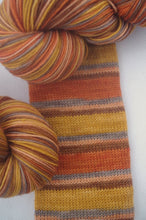 Cozy Embers - Targhee Fingering Self Striping Sock Yarn
