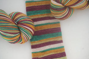 Mending Pile (non-repeatable) - Self Striping Sock Yarn