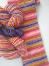 "I'd Eat That," by the Goats - Targhee Fingering Self Striping Sock Yarn