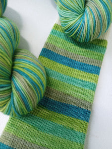 Spearmint Olives... - Self Striping Sock Yarn