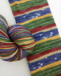 PREORDER: Merry and Bright Market - Self Striping Sock Yarn (ships Nov 11)