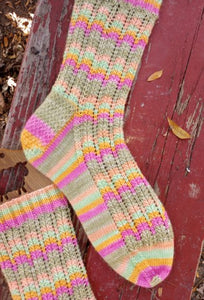Summer Cucurbits - Self-Striping Sock yarn