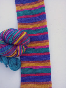 Don't Eat! (Aposematism) - Self-Striping Sock yarn
