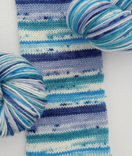 Accumulating Snow - Self Striping Sock Yarn