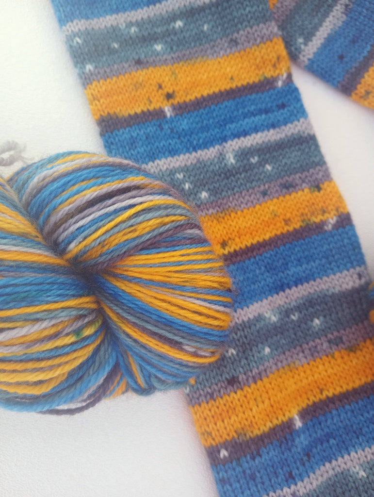 PREORDER: Champagne and Confetti  - Self-Striping or Solid yarn (Ships Dec 10)