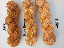 Orange Experiment - Kettle Dyed DK weight yarn