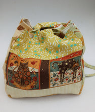 Sneaky Cats square bottom project bag