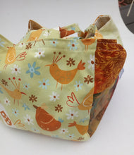 Sneaky Cats square bottom project bag