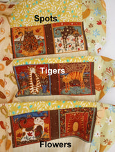 Sneaky Cats square bottom project bag