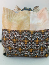 Farm Animals and Bees square bottom project bag