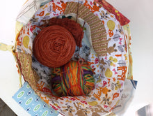 Fluffy Sheep square bottom project bag