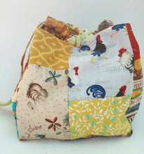 Farm Signs square bottom project bag