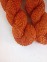 Warty Goblin Pumpkin - Semi-Solid sock yarn