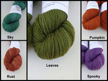 Corriedale Sock Semi-Solid yarn - SINGLE SKEINS