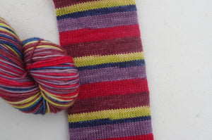 Candy Hearts - Self Striping Sock Yarn