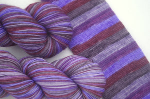 *That's* a Good Purple - Self Striping Sock Yarn